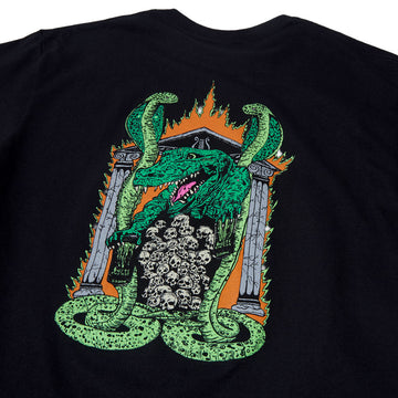 Heroin King Croc T-Shirt - Black