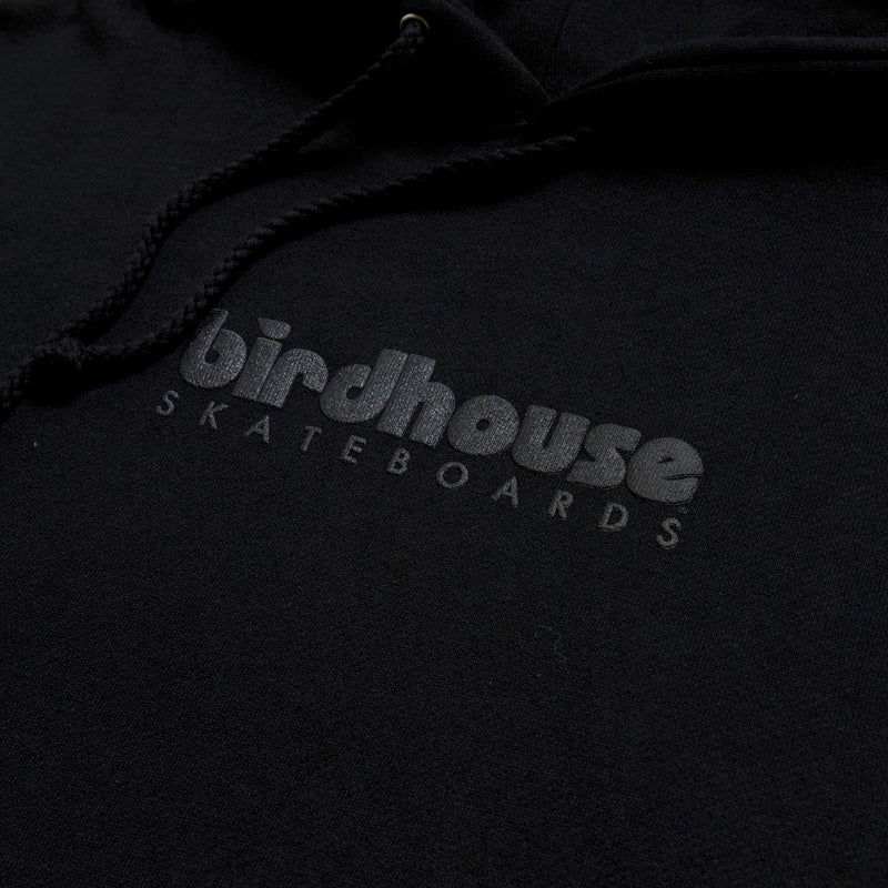 Birdhouse Puff Logo Hoodie - Black