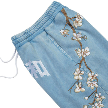 DGK Heavens Fleece Pants - Washed Blue