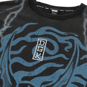 DGK Storm Knit T-Shirt - Washed Black