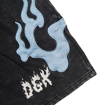 DGK Storm Fleece Shorts - Washed Black