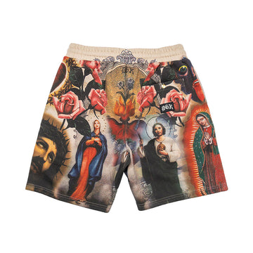DGK Shrine Fleece Shorts - Tan