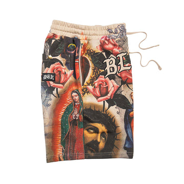 DGK Shrine Fleece Shorts - Tan