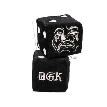 DGK Bones Plush Dice - Black