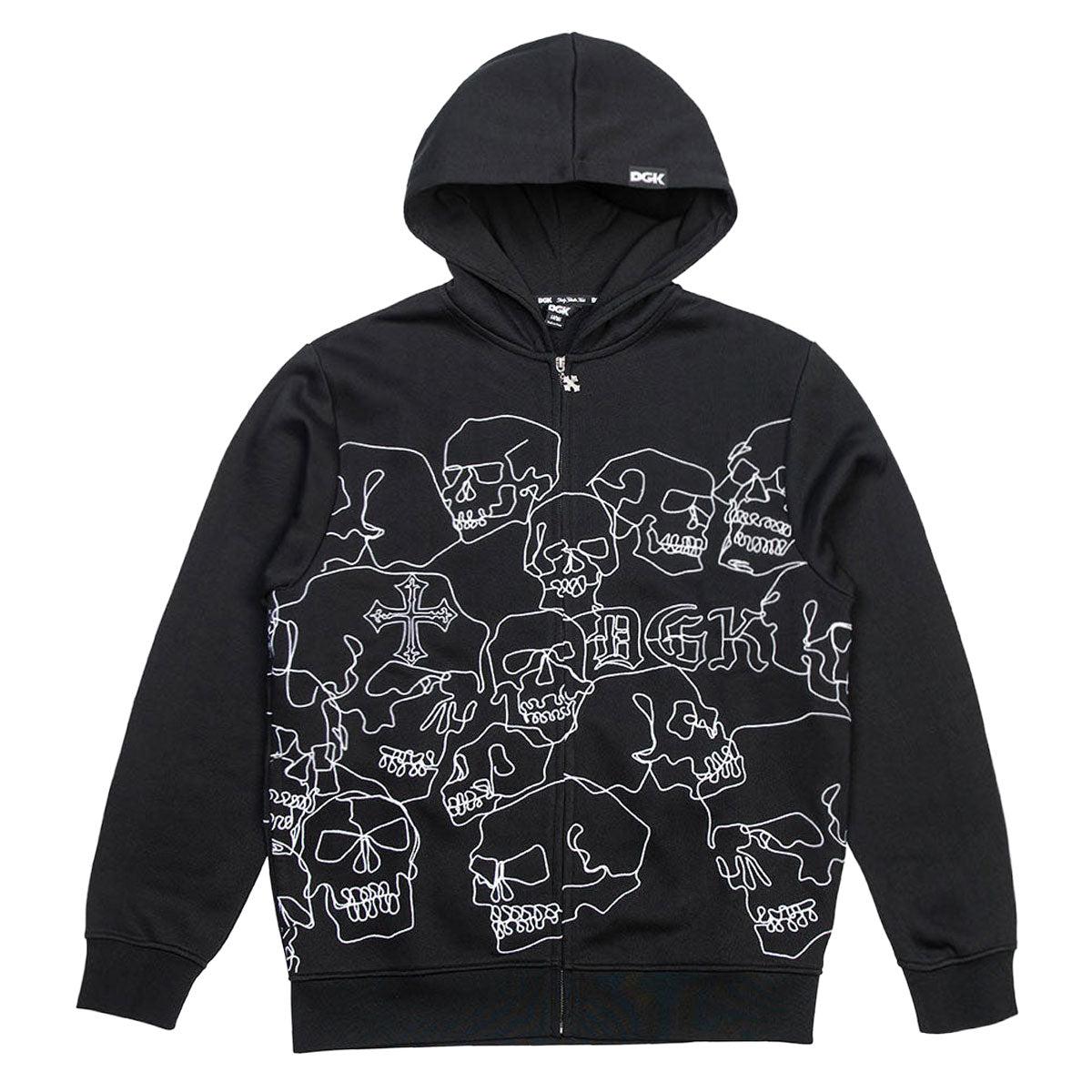 DGK Vault Zip Hoodie - Black – CCS