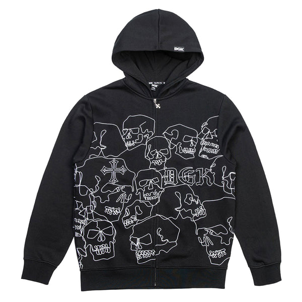 DGK Vault Zip Hoodie - Black – CCS