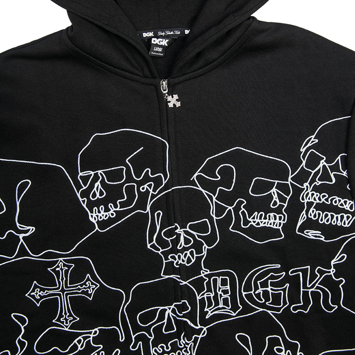DGK Vault Zip Hoodie - Black – CCS