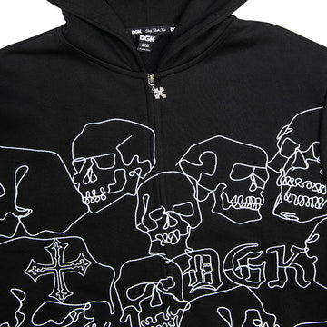 DGK Vault Zip Hoodie - Black