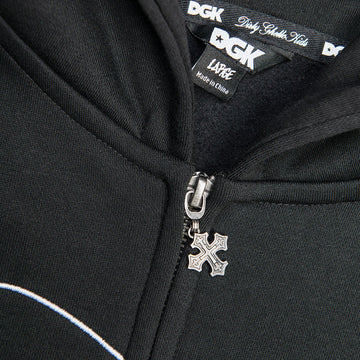 DGK Vault Zip Hoodie - Black