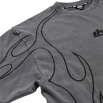 DGK Cutlass Knit T-Shirt - Washed Gray