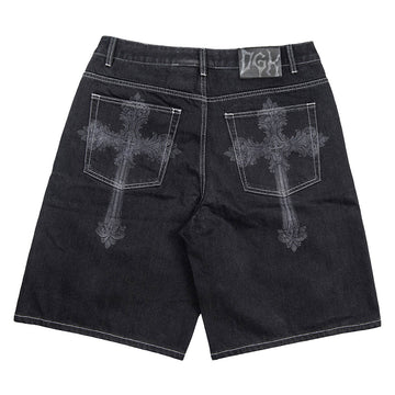 DGK Sovereign Denim Shorts - Washed Black