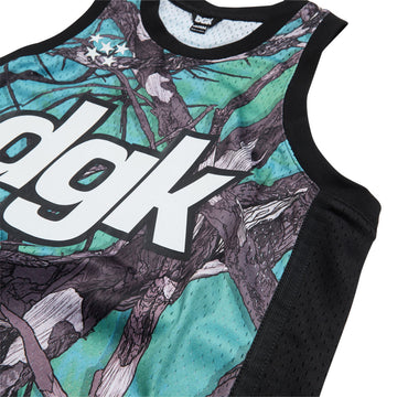 DGK Timber Basketball Jersey Shirt - Tree Camo
