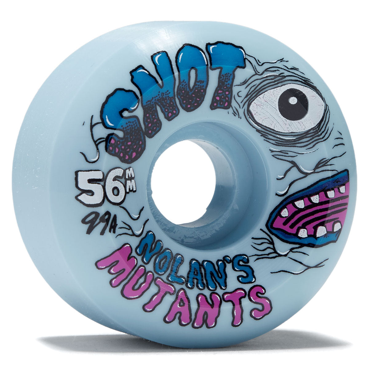 Snot Nolan Mutants 99a Skateboard Wheels - Ice Blue - 56mm – CCS