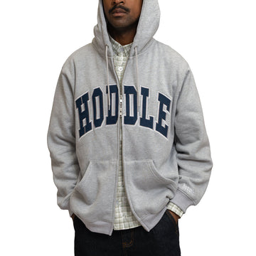 Hoddle Arch Logo Hoodie - Grey