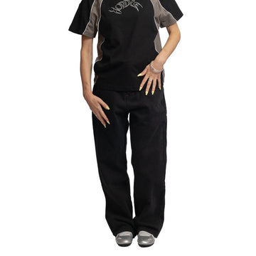 Hoddle Routine Straight Cut Jeans - Black