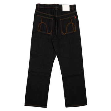 Hoddle Routine Straight Cut Jeans - Raw Indigo