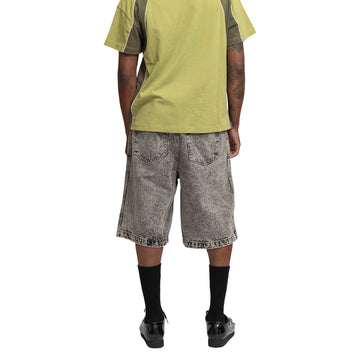 Hoddle Bermuda Shorts - Overdye Grey Denim