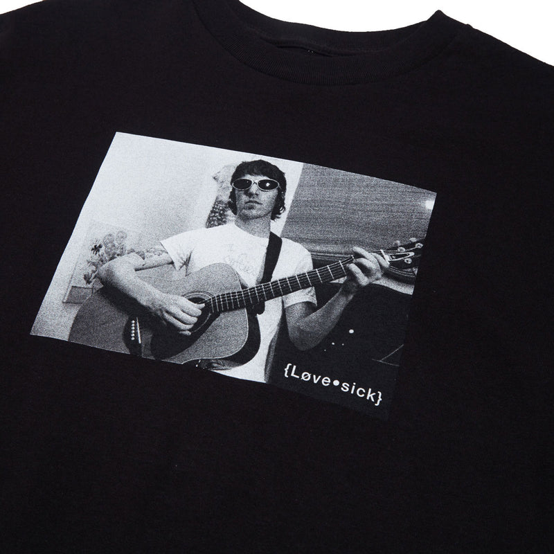 Lovesick Coming Up Roses T-Shirt - Black Garment Dyed