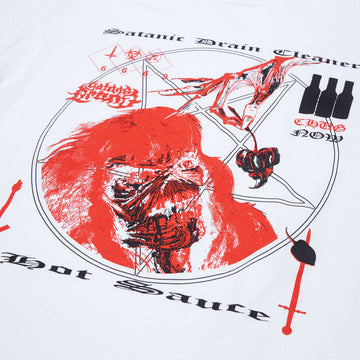 Satan's Drano Tweaker Eddie T-Shirt - White