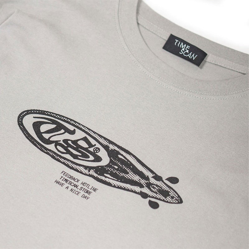 Timescan Crybabies Long Sleeve T-Shirt - Silver Grey