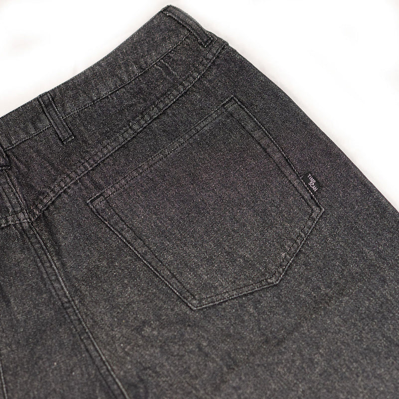 Timescan Relaxed Denim Jeans - Black