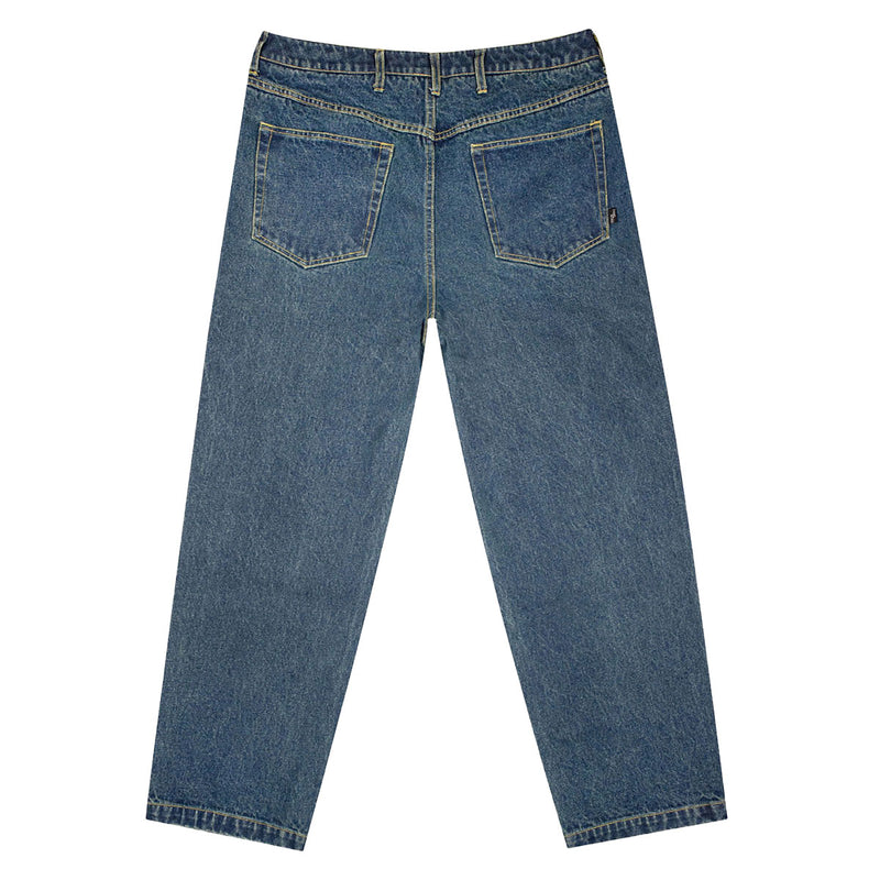 Timescan Relaxed Denim Jeans - Dark Blue