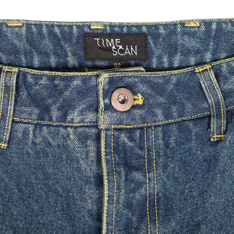 Timescan Relaxed Denim Jeans - Dark Blue