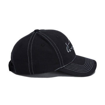 Timescan Script Logo Hat - Black