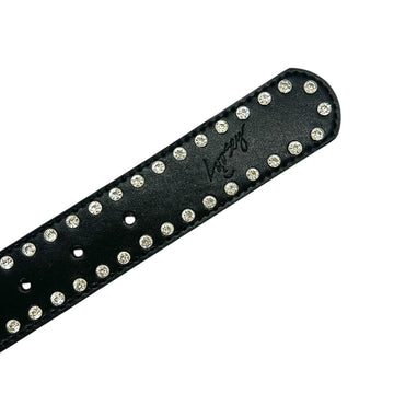 Loosey Gecko Rhinestone Belt - Black