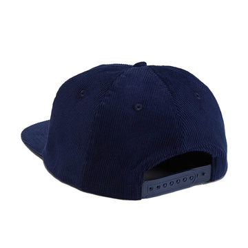Loosey Studded Snapback Hat - Navy Corduroy