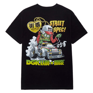 DGK x Kaido House Wide Open T-Shirt - Black