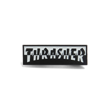 Thrasher Mixtape Lapel Pin - Black/White