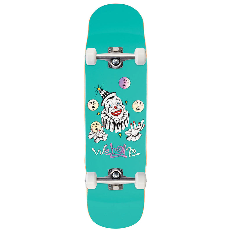 Welcome Juggler On Effigy Skateboard Complete - Teal/Prism Foil - 8.80
