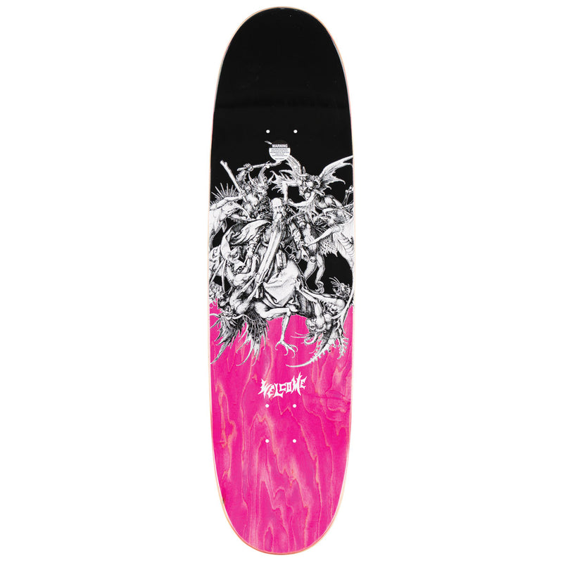Welcome Spear On Son Of Boline Skateboard Complete - Teal Stain/Prism Foil - 8.80
