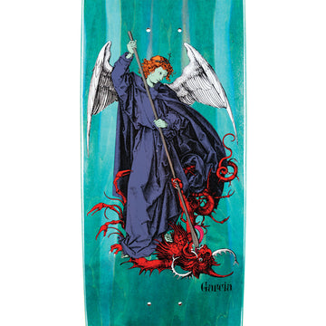 Welcome Spear On Son Of Boline Skateboard Complete - Teal Stain/Prism Foil - 8.80