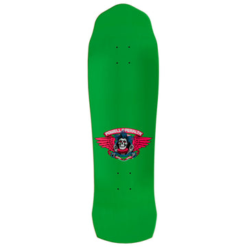 Powell-Peralta Chris Hiett Skull Skateboard Complete - Neon Green/Blue Foil - 10.00