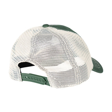 Welcome Barb Contrast Stitch Trucker Hat - Green