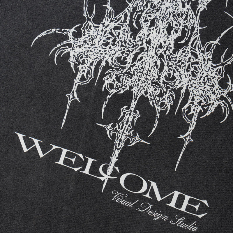 Welcome Chandelier T-Shirt - Vintage Black