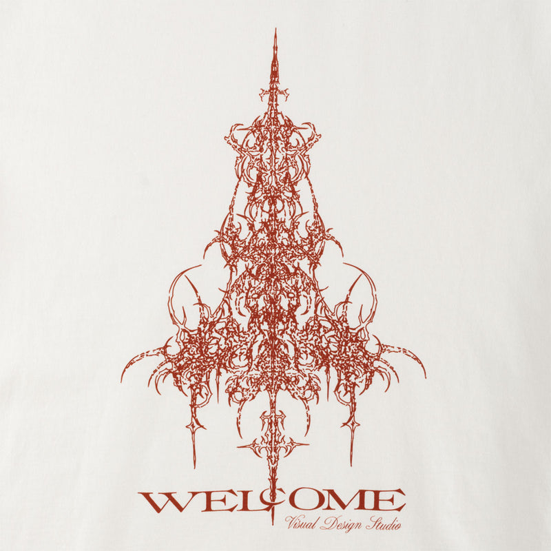 Welcome Chandelier T-Shirt - White