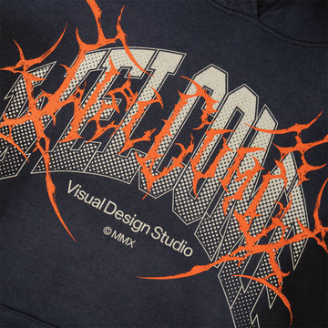 Welcome Coupled Sun Fade Hoodie - Black Fade