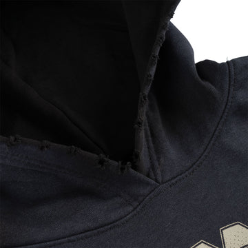 Welcome Coupled Sun Fade Hoodie - Black Fade