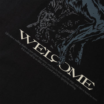 Welcome Crinker T-Shirt - Black