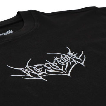 Welcome Splinter Knit T-Shirt - Black