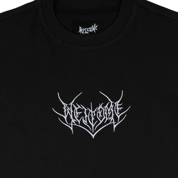Welcome Splinter Knit T-Shirt - Black