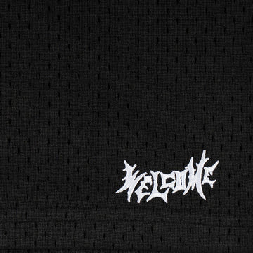 Welcome Woof Mesh Shorts - Black