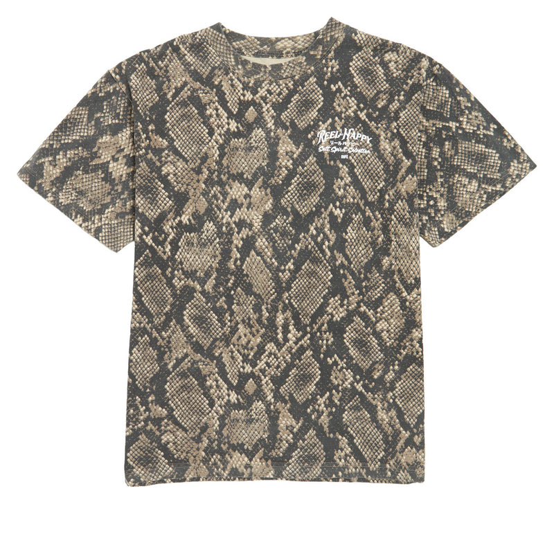 Reel Happy Hanten No Aru T-Shirt - Rattlesnake Camo