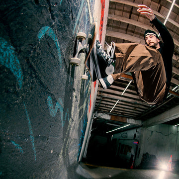 CCS Wide Leg Herringbone Pants - Brown