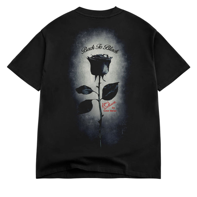 Color Bars x Amy Winehouse Back To Black T-Shirt - Black
