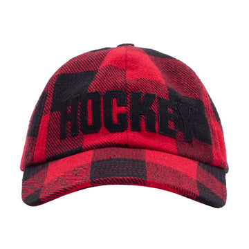 Hockey Plaid Hat - Red