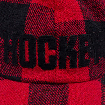 Hockey Plaid Hat - Red